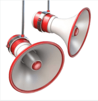 megaphone for announcements